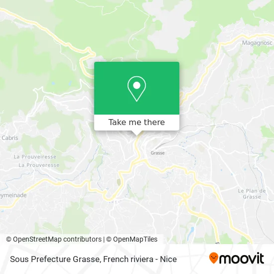 Sous Prefecture Grasse map
