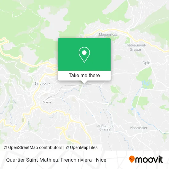 Quartier Saint-Mathieu map