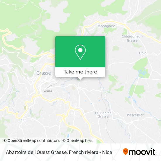 Abattoirs de l'Ouest Grasse map