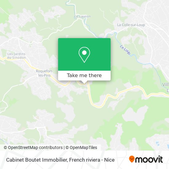 Cabinet Boutet Immobilier map