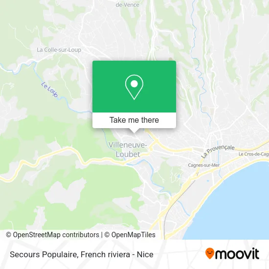 Secours Populaire map