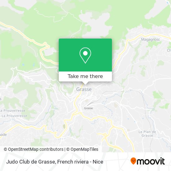 Mapa Judo Club de Grasse