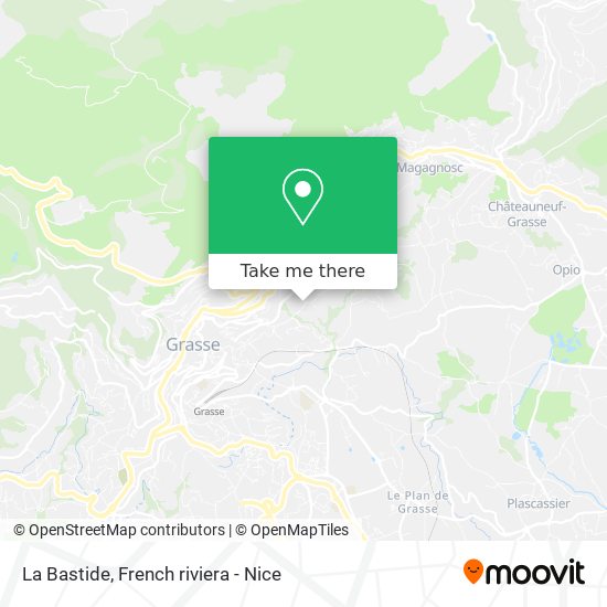 La Bastide map