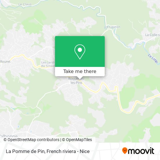 La Pomme de Pin map