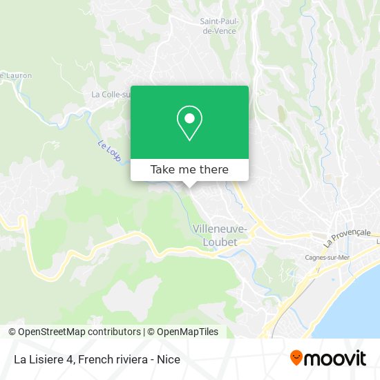 La Lisiere 4 map