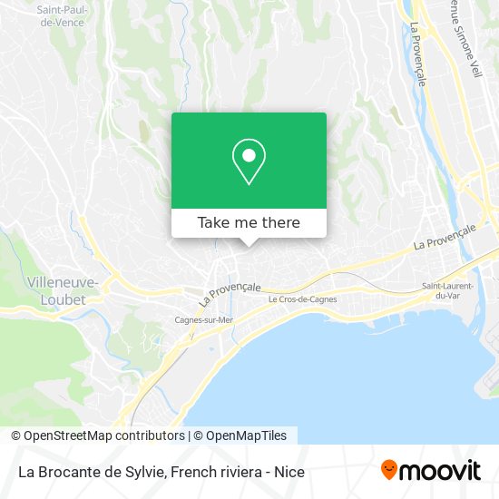 La Brocante de Sylvie map