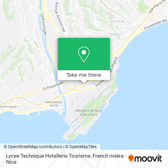 Lycee Technique Hotellerie Tourisme map
