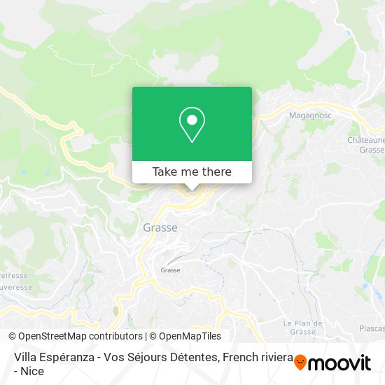 Villa Espéranza - Vos Séjours Détentes map