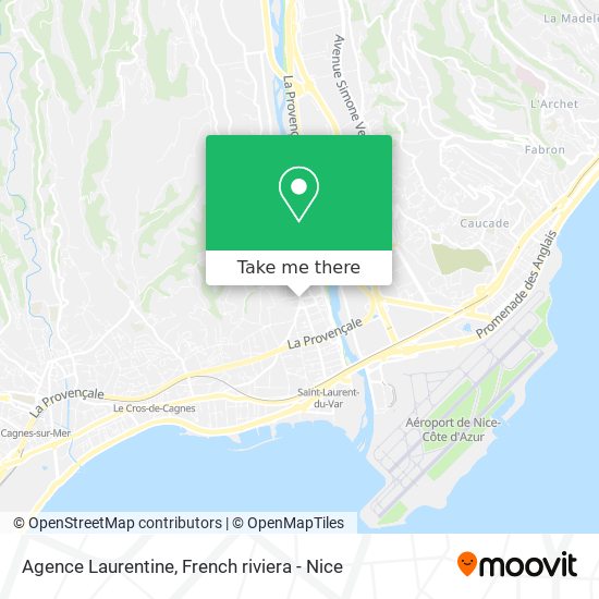 Agence Laurentine map