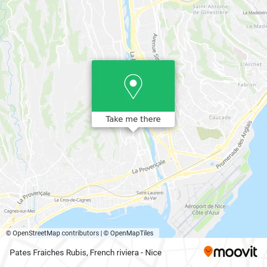 Pates Fraiches Rubis map