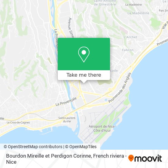 Bourdon Mireille et Perdigon Corinne map