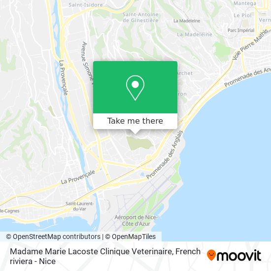 Madame Marie Lacoste Clinique Veterinaire map