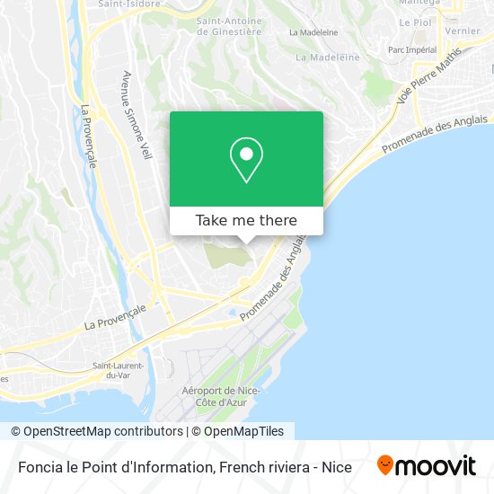 Foncia le Point d'Information map