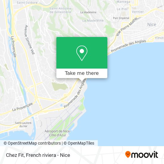 Chez Fit map