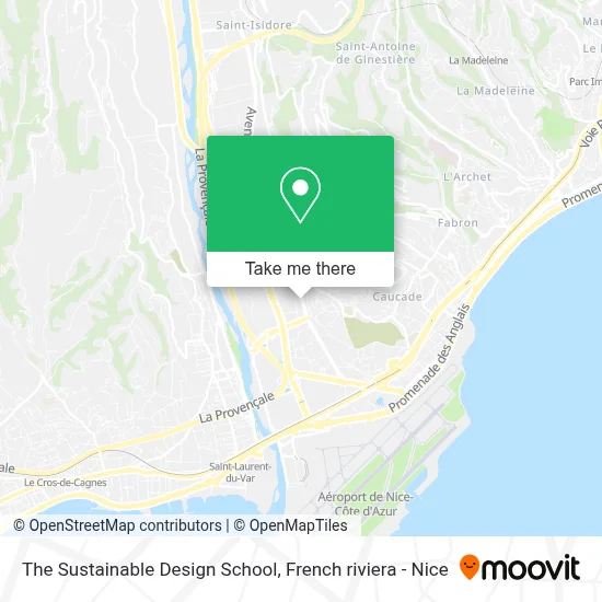 The Sustainable Design School map