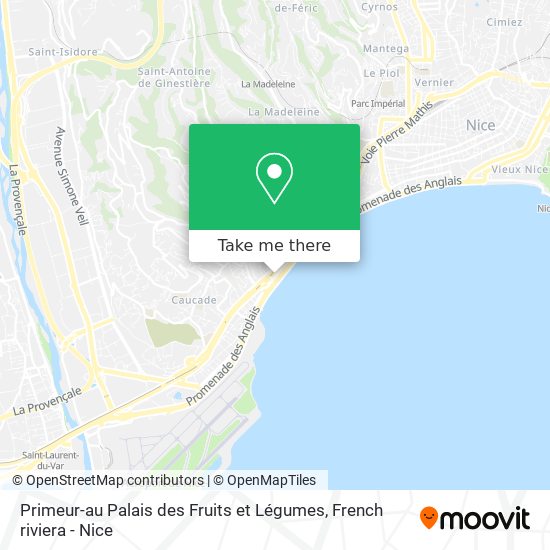 Primeur-au Palais des Fruits et Légumes map