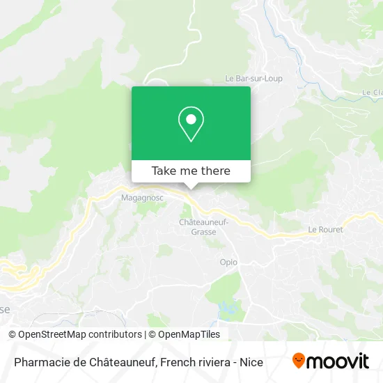 Pharmacie de Châteauneuf map