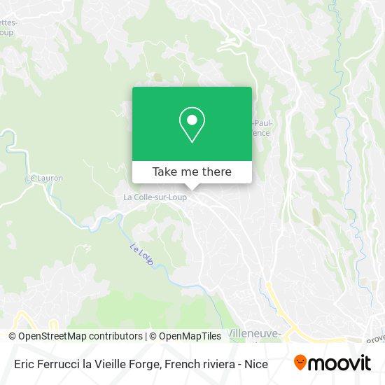 Mapa Eric Ferrucci la Vieille Forge