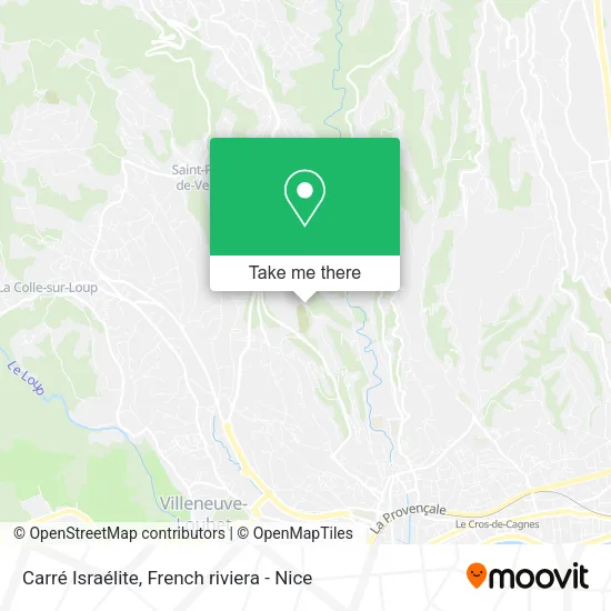 Carré Israélite map