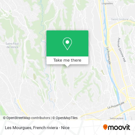 Les Mourgues map