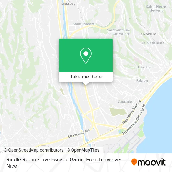 Riddle Room - Live Escape Game map