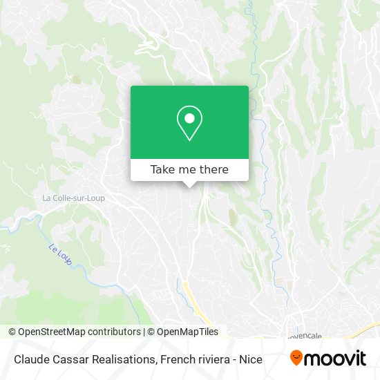 Claude Cassar Realisations map