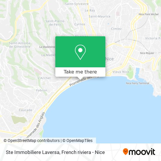 Ste Immobiliere Laversa map