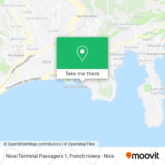 Nice/Terminal Passagers 1 map