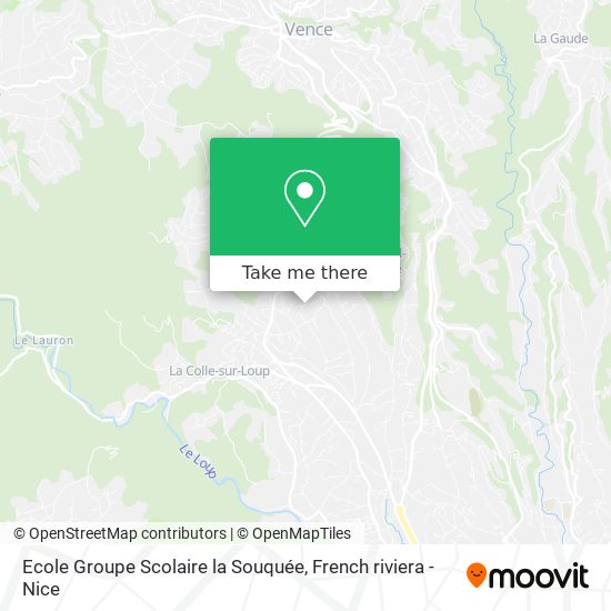 Ecole Groupe Scolaire la Souquée map