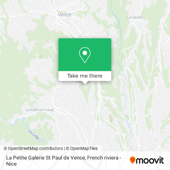 La Petite Galerie St Paul de Vence map