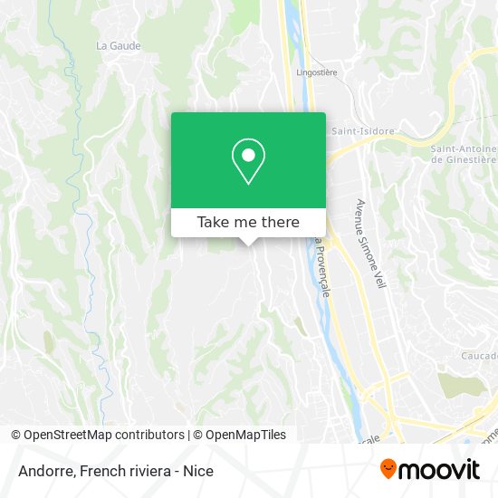 Andorre map