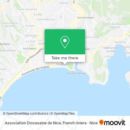 Association Diocesaine de Nice map