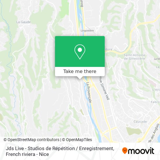 Jds Live - Studios de Répétition / Enregistrement map