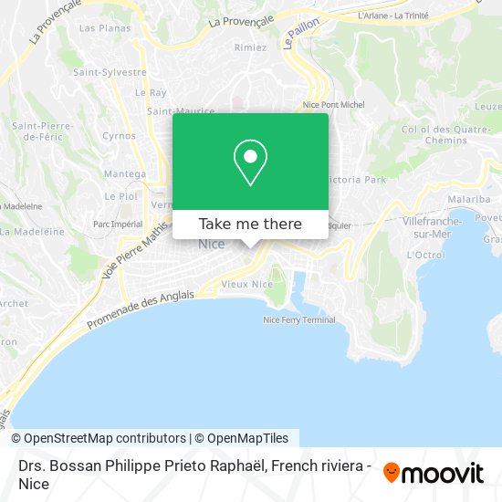 Drs. Bossan Philippe Prieto Raphaël map