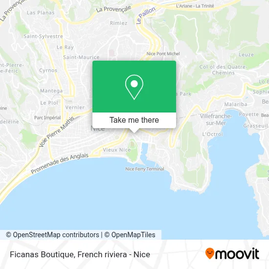 Ficanas Boutique map