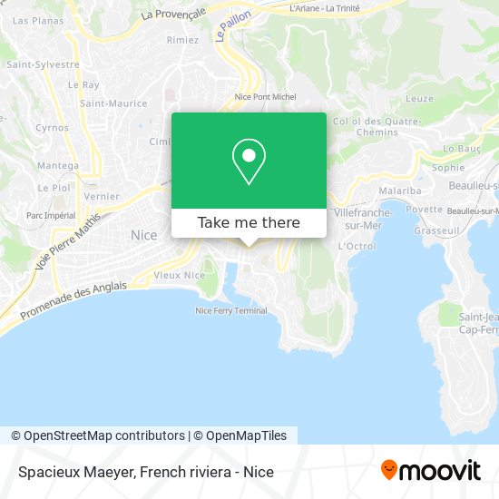 Mapa Spacieux Maeyer