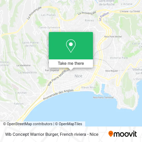 Wb Concept Warrior Burger map