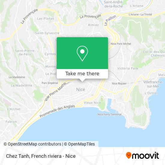 Mapa Chez Tanh