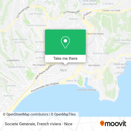 Societe Generale map