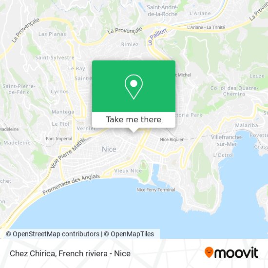 Chez Chirica map