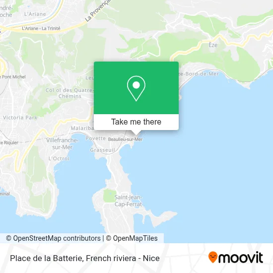 Place de la Batterie map