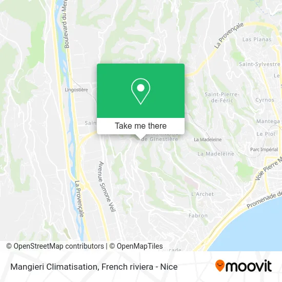 Mangieri Climatisation map