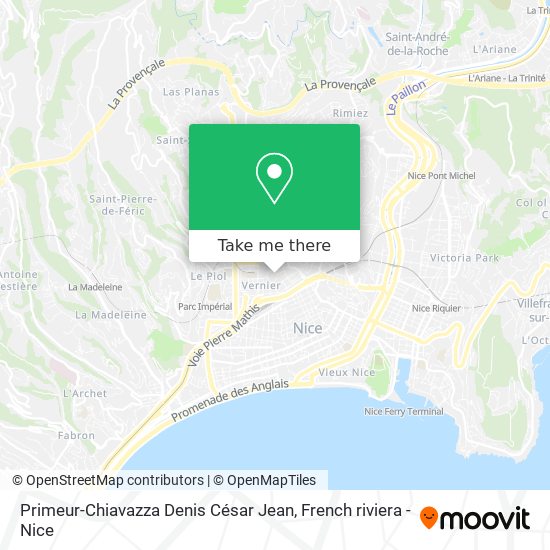 Primeur-Chiavazza Denis César Jean map