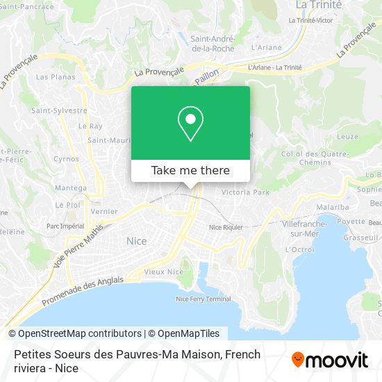 Petites Soeurs des Pauvres-Ma Maison map