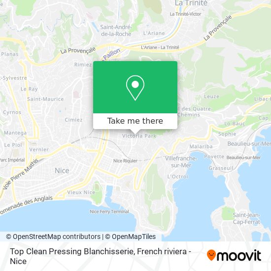 Top Clean Pressing Blanchisserie map