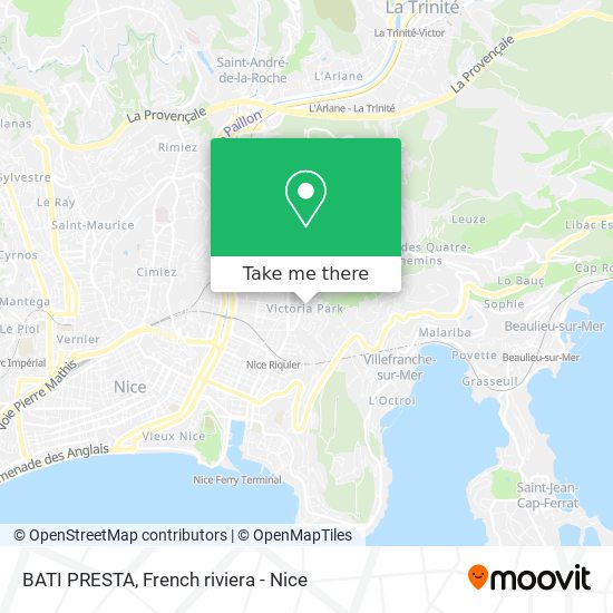 BATI PRESTA map