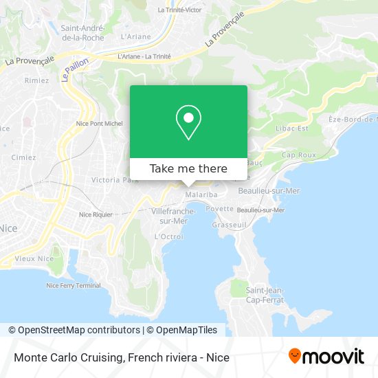 Monte Carlo Cruising map