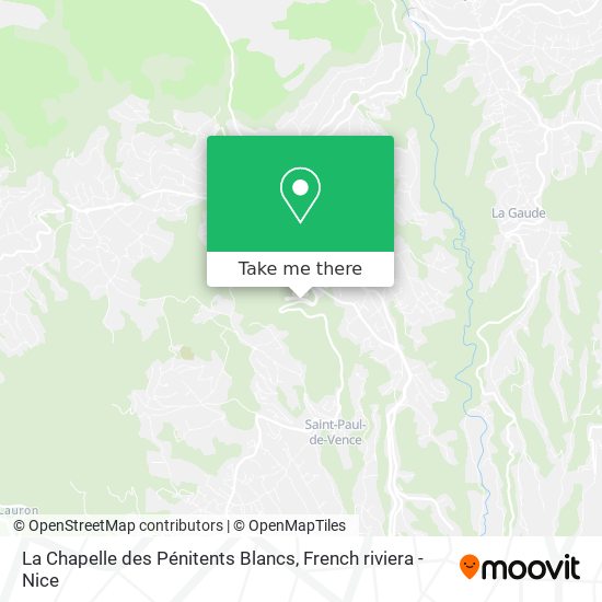 La Chapelle des Pénitents Blancs map