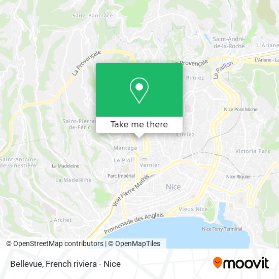 Bellevue map