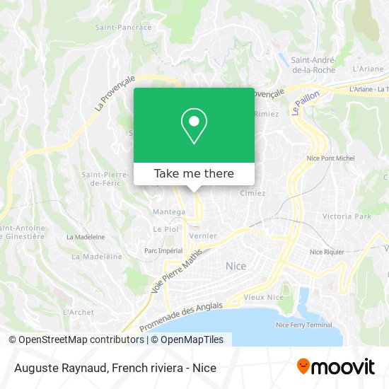 Mapa Auguste Raynaud